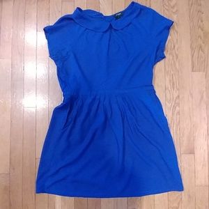 Blue Peter Pan collar dress